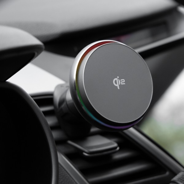 Фото - Автотримач з бездротовою зарядкою Proove IceCore QI2 15W Gray (WHIC15002003)